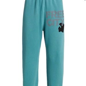 Teal Blue Free City Sweatpants